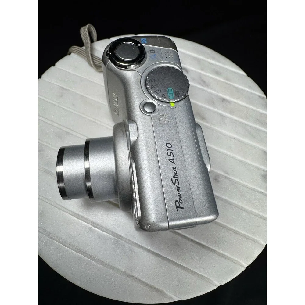 Canon Powershot A510 Digital Camera - 3.2MP, 4x Opt Zoom, Works/Tested VTG - Picture 4 of 10